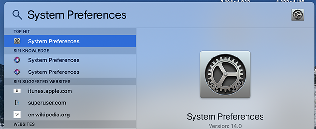 Preferencias del sistema MacBook