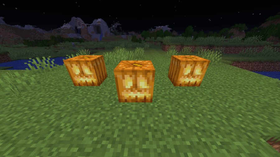 Jack o 'lanterns en Minecraft