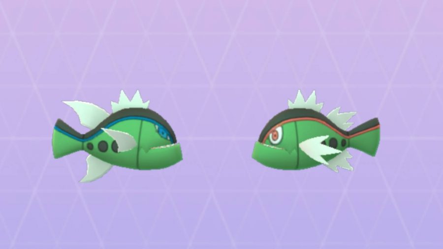 Ambas formas de basculina en Pokémon Go