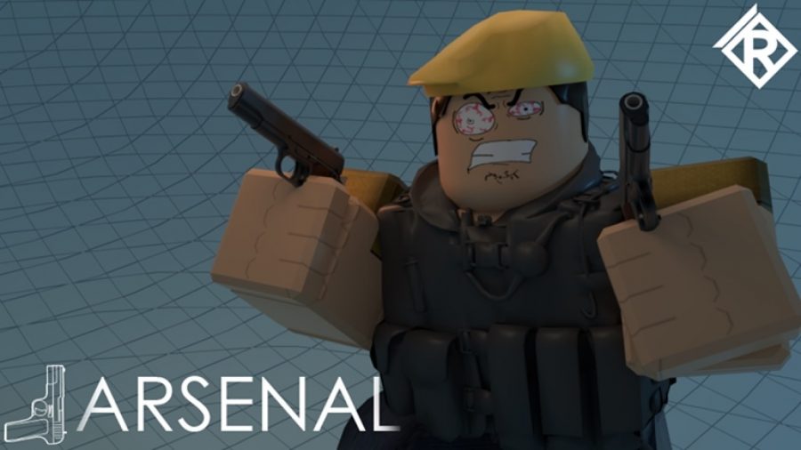 Personaje con boina con ojos enloquecidos usa pistolas dobles en el Arsenal
