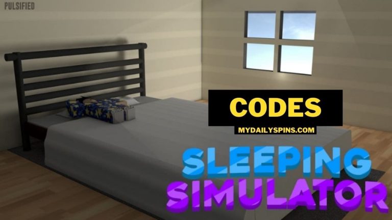 Códigos de Sleeping Simulator septiembre de 2021 (NUEVO)